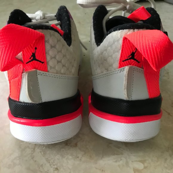 Nike Air Jordan Sz 6Youth Why Not Zer0.3 SE GS Spruce Aura Flash Crimson Black - Picture 6 of 14